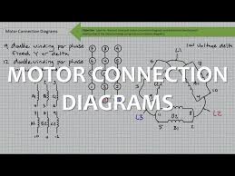 The different connections for low and high voltages are. Motor Connection Diagrams Full Lecture Youtube