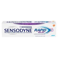 Rapid fire spray is much more effective than other topical pain relief sprays or creams i have used in the past. — christian abrams, dc adio chiropractic. Sensodyne Rapid Relief Toothpaste Mint 75ml London Drugs