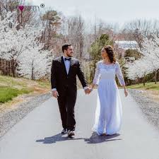Dolly gown is your spot to find the best tea length wedding dresses with sleeves to make that long lasting impression. S 9xl Plus Size Dress For Women Lace Long Sleeve White Civil Wedding Dress Long Floral Lace Party Bridal Gown 7412 Formal Lace Vintage Short Sleeve Slim Small Tailed Wedding Backless Maxi Dress