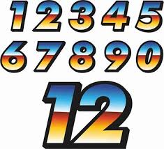 We offer contour cut decals or stickers with three different sizes. Zen Graphics Door Numbers