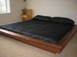 A conventional king bed mattress is built of steel coils in a range of configurations. Custom Asian Fusion Platform Beds