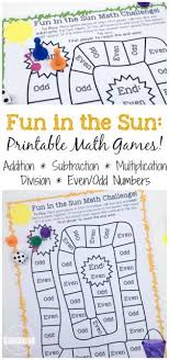 Multiplication, division, rounding, fractions, decimals , telling time, counting money, order of operations, factoring, roman our grade 4 math worksheets help build mastery in computations with the 4 basic operations, delve deeper into the use of fractions and decimals and. Fun Summer Math Games Summer Math Kindergarten Math Games Printable Math Games