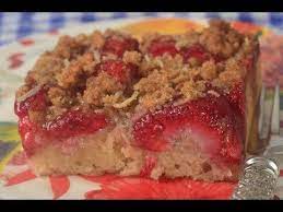 Strawberry Streusel Cake Recipe Demonstration Joyofbaking Com Joy Of Baking Youtube Bloglovin The Joy Of Baking Cake Recipes Strawberry Recipes