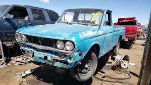 Where can i get rust free truck body parts? Junkyard Treasure 1972 Datsun 521 Pickup