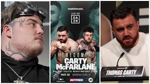 Jay McFarlane sends Thomas Carty a 'proper knock' request