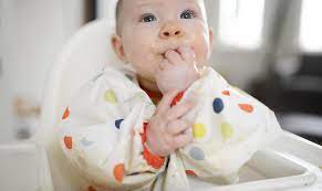 A Review Of Our First Month With Baby Led Weaning Oh Baby