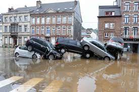 A storm surge travels between the united kingdom and mainland. In Photos Deadly Floods Wreck Havoc In Germany Belgium Daily Sabah