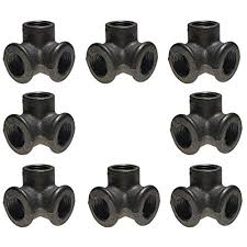 9 companies | 49 products. 1 2 Inch Black Pipe Three Way Corner Fittings Malleable Cast Iron Elbow For Diy Ebay