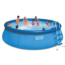 Big Intex 18 X 48 Inflatable Easy Set Above Ground Pool Pump Filter Cover New Intex Easy Set Pools Inflatable Pool In Ground Pools