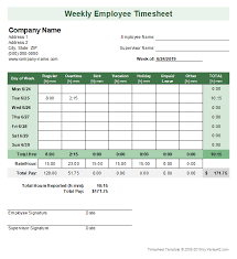 Timesheet Template Free Simple Time Sheet For Excel