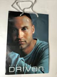 2006 Derek Jeter Driven Cologne Shopping Bag 13x9x6 Celebrity Gift Bag  Baseball