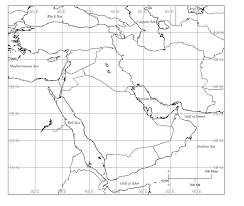 October 15, 2020 by admin. Middle East Blank Map