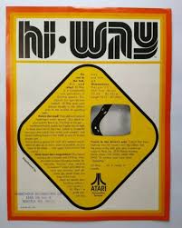 A platform/ shooting game where you control agent x as he descends underground floor by floor in an elevator to dr. Atari Hi Way Arcade Flyer Original 1975 Retro Video Game Paper Race Driving Art Ebay