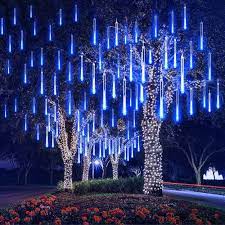 Do you love winter, but live a place that doesn't get any snow and ice? Falling Rain Lights Meteor Shower Lights Christmas Lights Outdoor 12 Inch 8 Tube 192 Led Cascading Icicle String Lights For Christmas Tree Halloween Decoration Wedding Party Holiday Blue Walmart Canada