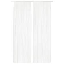 Ingbjorg Gardinenstore Paar Weiss Pfeil Gardinenstange Fensterdekoration Gardinen