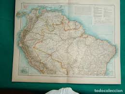 Cartes linguistiques en amérique latine : Mapa De Sudamerica Panama Colombia Venezuela Br Buy Antique Cartography Until The 19th Century At Todocoleccion 186131125