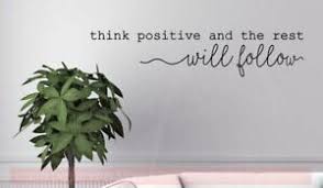 Keep reading for 5 wall décor ideas that will transform your home in a flash. Think Positive Motivational Wall Quotes Vinyl Lettering Decals Daycare Classroom Ebay