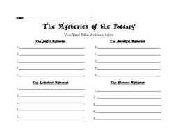 Whether you have a science buff or a harry potter fa. Mysteries Of The Rosary Worksheet Worksheets Mystery Class Activities