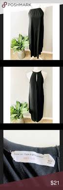 Double Zero Black Midi Keyhole Dress Double Zero Brand Sleeveless Midi Little Black Dress Keyhole Summer Beach Si Keyhole Dress Simple Dresses Double Zero