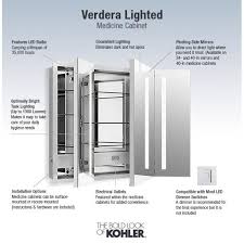 Lighted medicine cabinets recessed and gorgeous removing, lighted 16 in w x 24 in h x 8 in d framed stainless steel surface mount bathroom medicine cabinet, kohler verdera 40 in lighted mirror cabinet 99011 tl na, granville 48 in w x 30 inspiring bathroom medicine cabinets at home depot just on. Pin On Mirrors