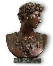 Giuliano de' medici (jōōlyä´nō dā mĕ´dĭchē, ital. Bronze Sculpture Bust Of Giuliano De Medici By Michelangelo Bazzanti Art