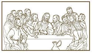 Check out some of our favorite last supper coloring pages. Last Supper Coloring Page