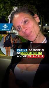 Ingrid Karina, presunta ex modelo de Stock Models, vive en la calle  #IngridKarina #StockModels