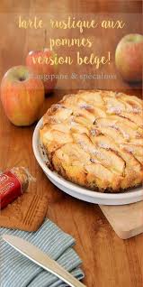 Recette Facile Et Rapide De La Tarte Aux Pommes Rustique A La Belge Sepculoos Frangipane Bakken Gebak