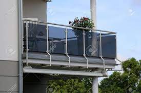 Buy balcony railings and get the best deals at the lowest prices on ebay! Balcony Railing With Glass And Stainless Steel Stock Photo Picture And Royalty Free Image Image 86580001