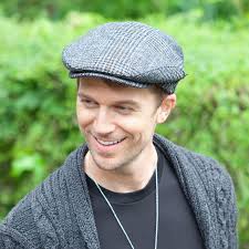 Leather flat caps for sale clearance