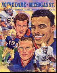 NOTRE DAME FOOTBALL PROGRAMS