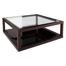 It makes the perfect perch for decorative serving trays or even if you have a material of choice, look through a wide range of tables in different materials like marble, glass, wood, and metal. Dark Oak Frame Glass Coffee Table Dwell Decoratorist 18011 Dark Wood Coffee Table Coffee Table Glass Wood Coffee Table