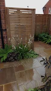 This trellis is just over 4 feet wide and 7 feet high. 2 Trellises A Sleek And Unobtrusive 9 Foot Tall Downspout Trellis