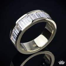 I D So Love To Get This For My Hubby Men Deserve Diamonds Too Unique Diamond Weddin Baguette Diamond Wedding Band Mens Diamond Wedding Bands Rings For Men