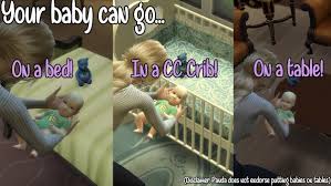 Instructions for installing in game: Mod The Sims No More Bassinet Baby Sim Bassinet With Functional Cribs By Pandac Sims 4 Downloads