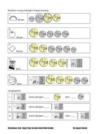 Lembaran kerja mewarna tema pekerjaan sharing bbm #67. Lembaran Kerja Wang Lembaran Kerja Numerasi Mata Wang Rancangan Pengajaran Harian Matematik Mata Pelajaran Hyuraclx