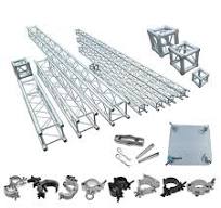 Black F14 F24 F31 F33 F34 F44 Single Tube Ladder Ibeam Triangle Square  Spigot Concert DJ Stage Lighting Aluminum Truss Display