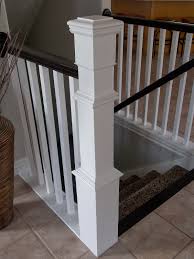 At some point i made a sketch for a new craftsman style handrail that we had a metal shop make. Remodelaholic Stair Banister Renovation Using Existing Newel Post And Handrail