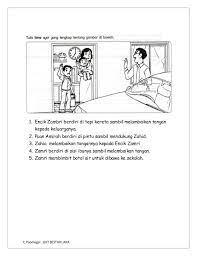 Download as docx, pdf, txt or read online from scribd. Bina Ayat Berdasarkan Gambar Teaching Writing Picture Composition Malay Language