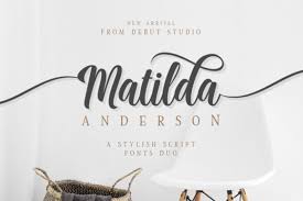 Download Matilda Anderson Duo Font By Debut Studio Creative Fabrica Yellowimages Mockups