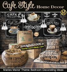 That means you get to switch out decor often this way. Theme Bedrooms On Twitter Cafe Style Coffee House Home Bistro Decorating Ideas Give Your Kitchen Dining Mancave Authentic Restaurant Feel W Chalkboard Walls Burlap Floor Pillows Coffee Beanbags Coffee Themed Pouffs