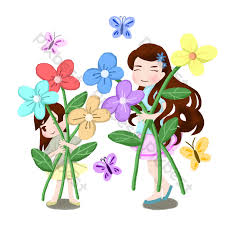 Koleksi kartun comel muslimah bertudung azhan co. Gadis Kartun Dan Ibu Musim Bunga Yang Dilukis Dengan Tangan Bersenang Senang Bermain Elemen Grafik Psd Percuma Muat Turun Pikbest