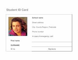 All of our professionally made designs are 100% free to use and can be customized as much or as little as you want! Student Identification Card