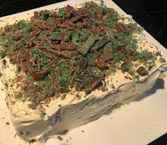 If i hadn't made it myself, though, i'm not sure i'd suspect that the cake is really just biscuits softened by the cream filling. Chocolate Ripple Cake Bunch