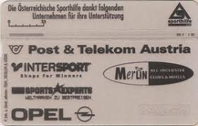 Bei uns gibt es keinen schnickschnack. Phonecard Hans Krankl Telekom Austria Group Austria Osterreichische Sporthilfe Ank Osh4