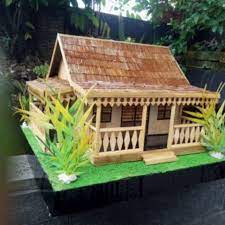 Maybe you would like to learn more about one of these? Prakarya Miniatur Rumah Adat Indonesia Dari Stik Es Krim Best Shopee Indonesia