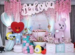 Sebelum memulai menghias kue tart, pikirkan terebih dahulu konsep apa yang akan dimasukkan pada acara ulang tahun. Bertema Bts Ini 13 Inspirasi Pesta Ulang Tahun Putri Andre Taulany