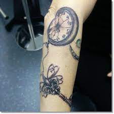 110 Cool Pocket Watch Tattoos That Are Totally Badass