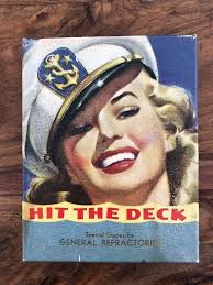 HIT THE DECK PIN UP PLAYING Cards GENERAL REFRACTORIES 1949 NIB