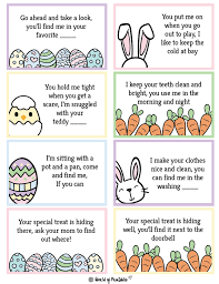 Free Printable Easter Egg Hunt Clues - World of Printables